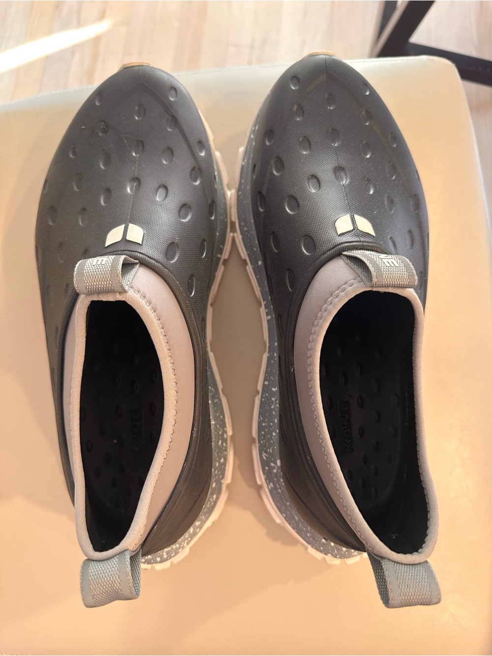 Men's Gray Slip-On Boat Shoes